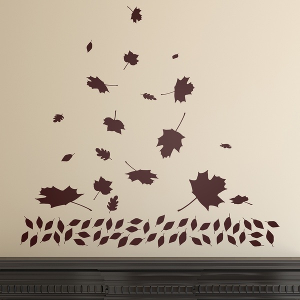 Wandtattoos: Blätter im Herbst 0