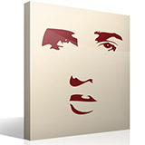 Wandtattoos: Gesicht von Elvis Presley 5