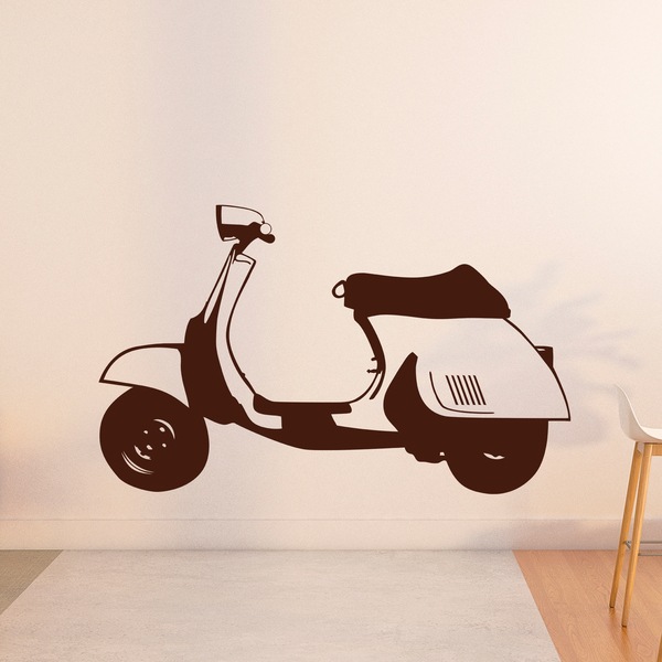 Wandtattoos: Roller Vespa