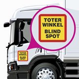 Aufkleber: Toter Winkel Blind Spot  4