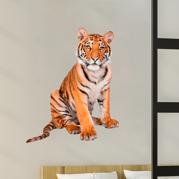 Wandtattoos: Junger sibirischer Tiger