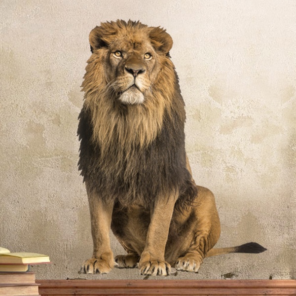 Wandtattoos: Löwe männlich Alpha