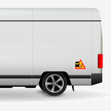 Aufkleber: Toter Winkel Van 8