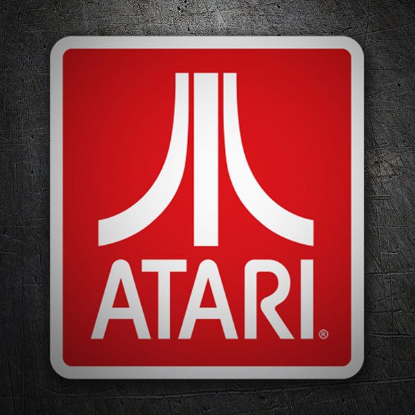 Aufkleber: Atari Logo