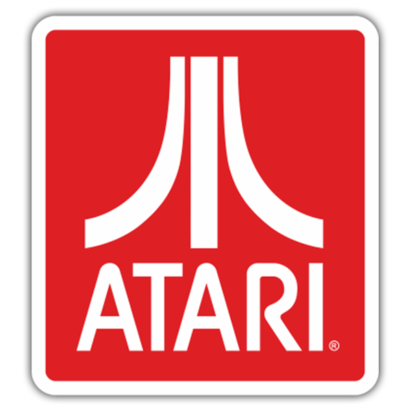 Aufkleber: Atari Logo