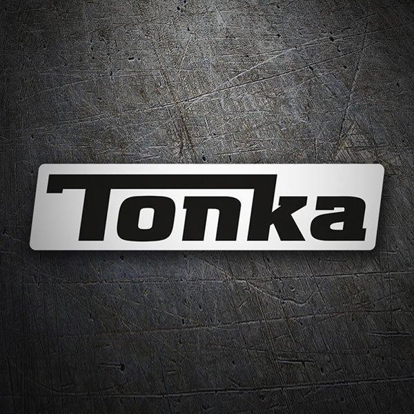 Aufkleber: Tonka in Fettdruck