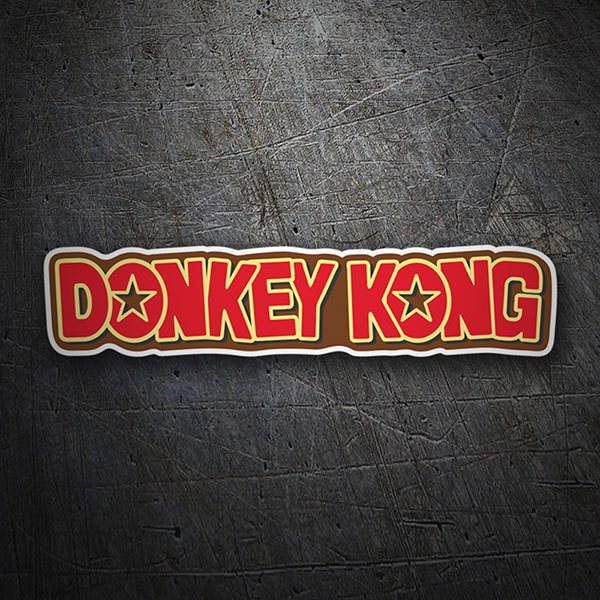 Aufkleber: Esel Kong 1