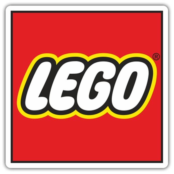 Aufkleber: Lego-Logo