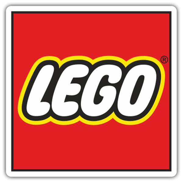 Aufkleber: Lego-Logo