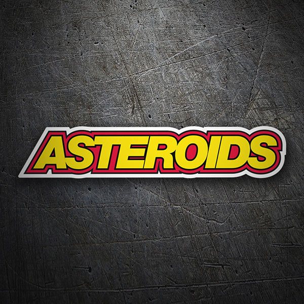 Aufkleber: Asteroids Logo 1