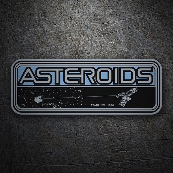 Aufkleber: Asteroids 1980 1