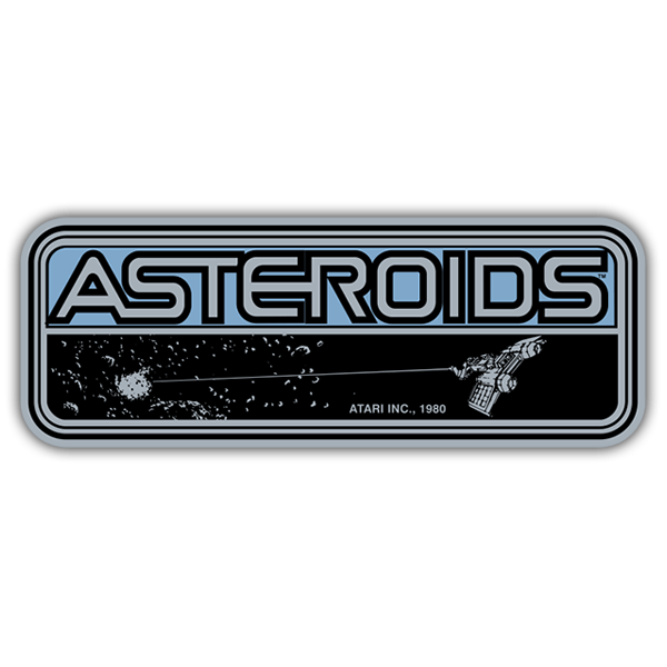 Aufkleber: Asteroids 1980 0
