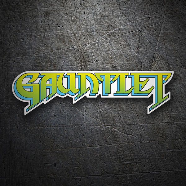 Aufkleber: Gauntlet Logo