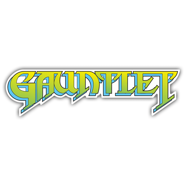 Aufkleber: Gauntlet Logo