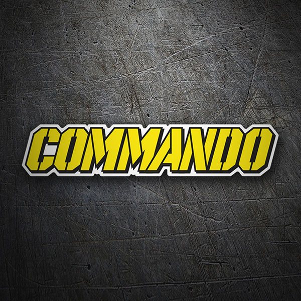 Aufkleber: Commando Logo 1