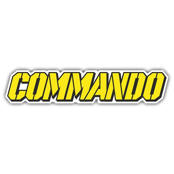 Aufkleber: Commando Logo