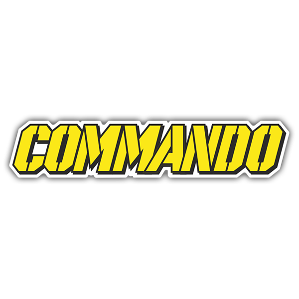 Aufkleber: Commando Logo 0
