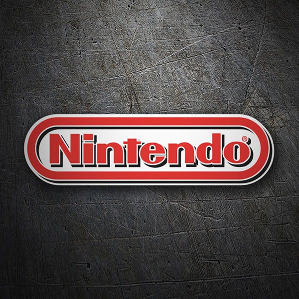 Aufkleber: Nintendo Logo 3D