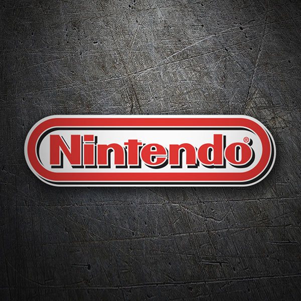 Aufkleber: Nintendo Logo 3D