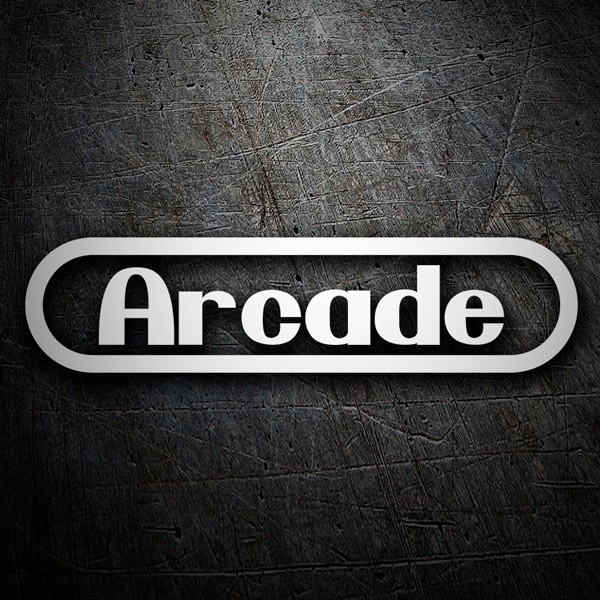 Aufkleber: Arcade