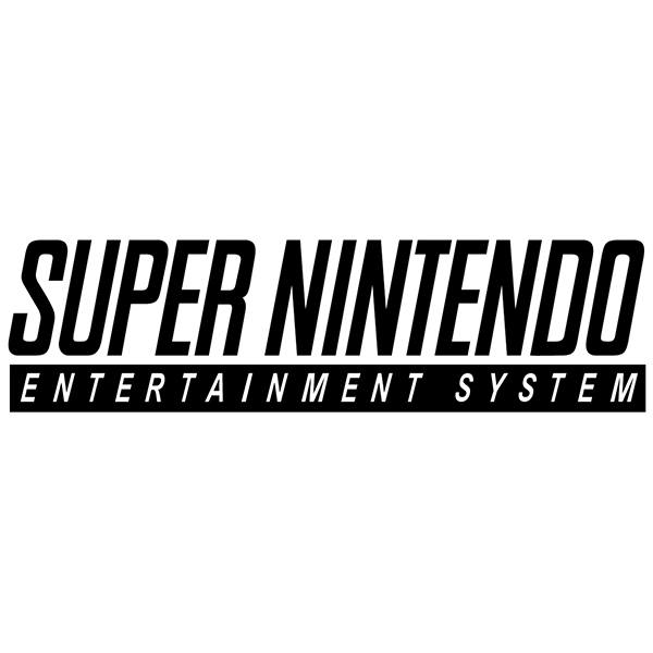 Aufkleber: Super Nintendo Logo