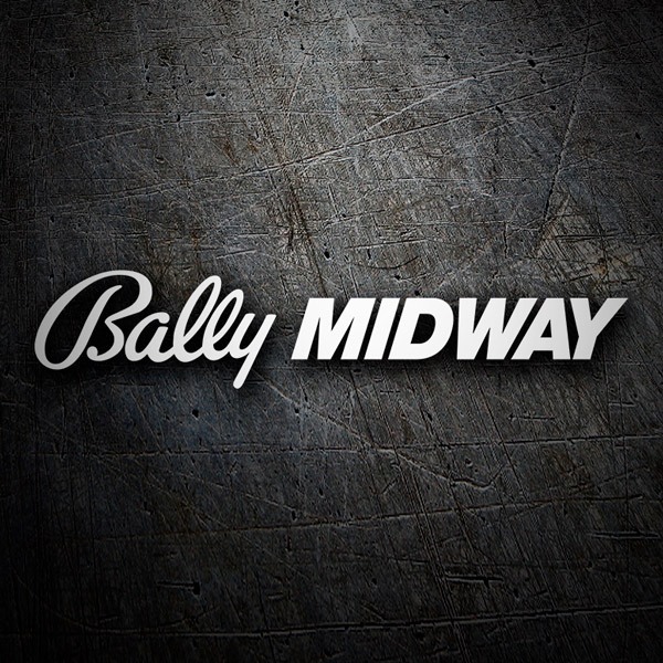 Aufkleber: Bally Midway Logo 0