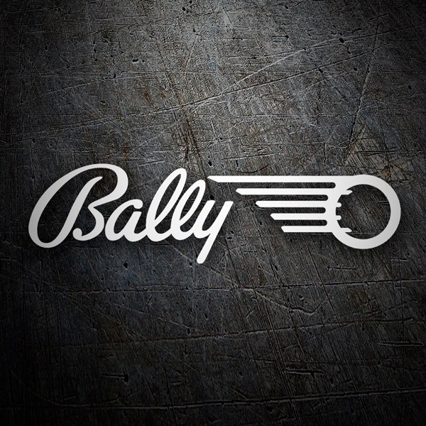 Aufkleber: Bally Logo