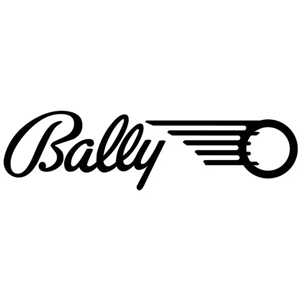 Aufkleber: Bally Logo