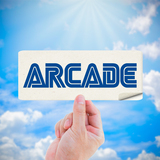 Aufkleber: Arcade geben sie Sega 4