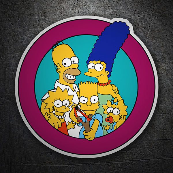Aufkleber: Simpson-Flecken