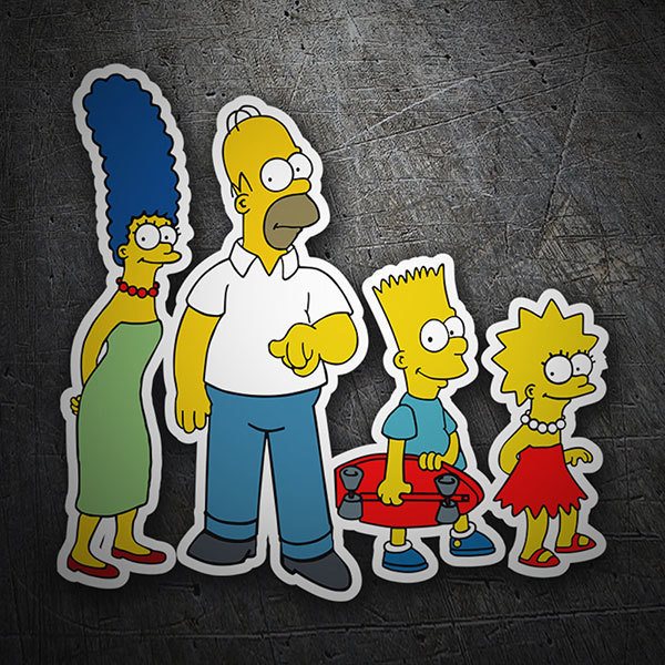Aufkleber: Simpsons
