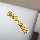 Aufkleber: Pac-Man Logo 3