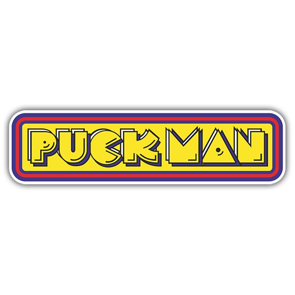 Aufkleber: Puck-Man Logo