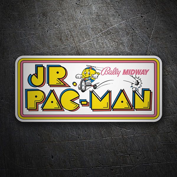 Aufkleber: Jr. Pac-Man
