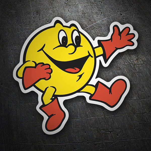 Aufkleber: Pac-Man Tanz