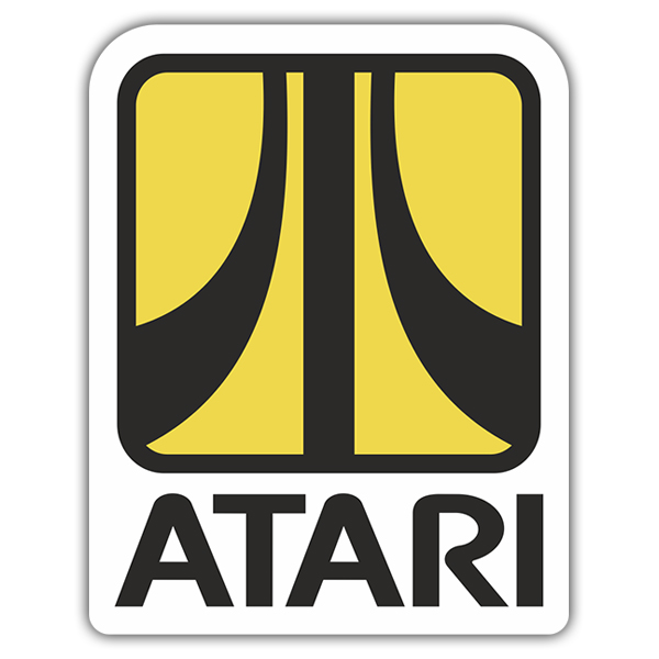 Aufkleber: Atari Retro