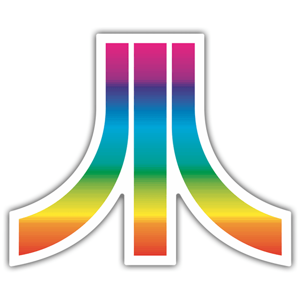Aufkleber: Atari Multicolor 0