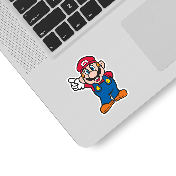 Super Mario zeigt nach oben 2
