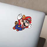 Aufkleber: Super Mario Waschbär 3