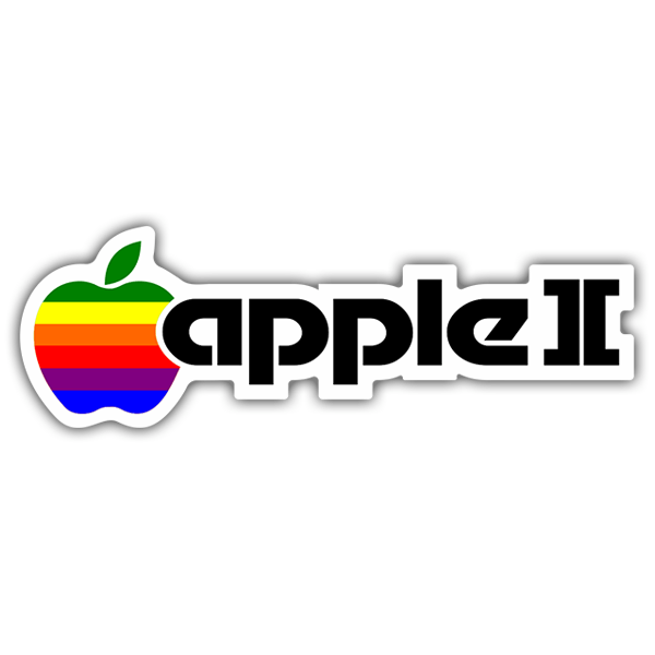 Aufkleber: Apple II 0
