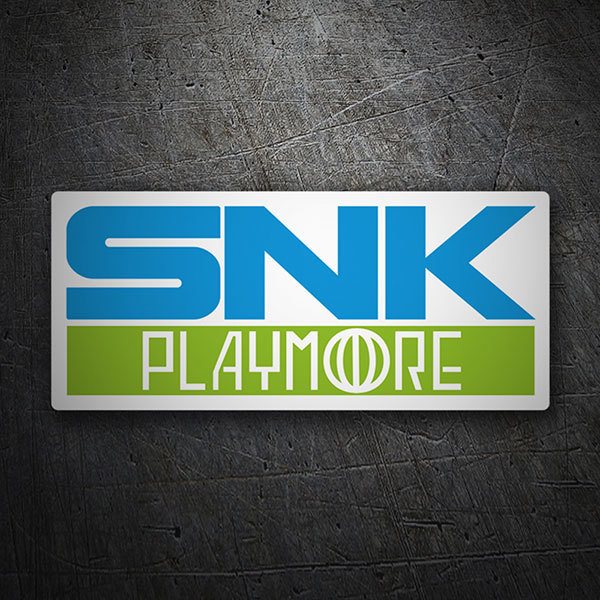Aufkleber: SNK Playmore in Gro&szlig;em und Rundem Text