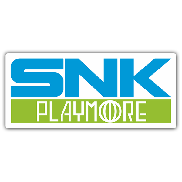 Aufkleber: SNK Playmore in Gro&szlig;em und Rundem Text