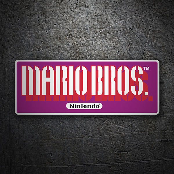 Aufkleber: Mario Bros. Nintendo