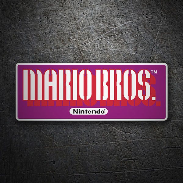 Aufkleber: Super Mario Bros Nintendo