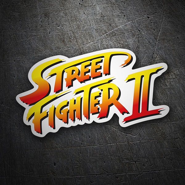 Aufkleber: Street Fighter II Logo