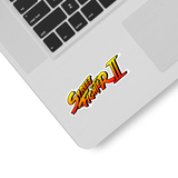 Aufkleber: Street Fighter II Logo Schatten 3