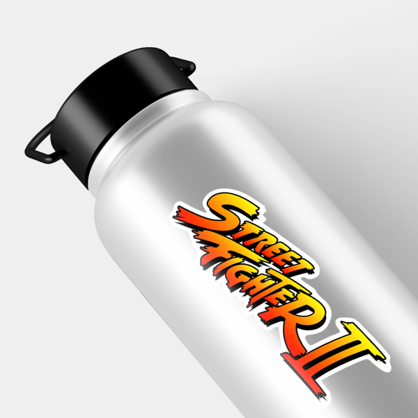 Aufkleber: Street Fighter II Logo Schatten