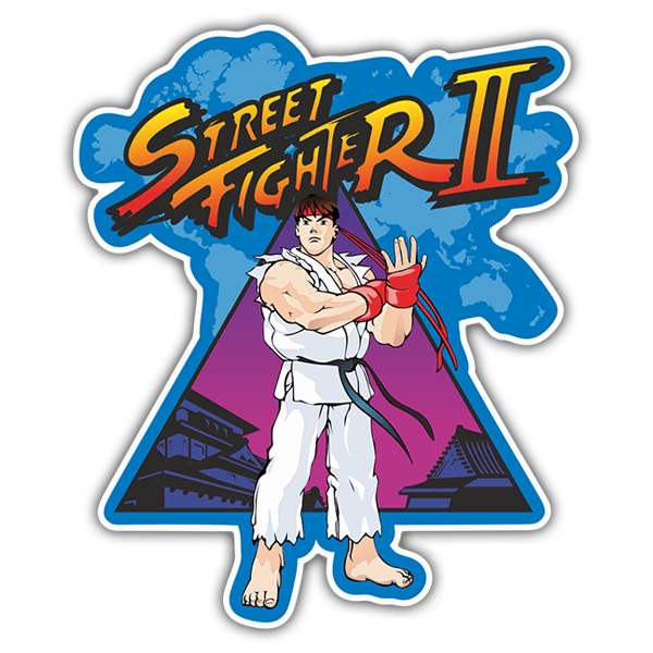 Aufkleber: Ryu (Street Fighter II)