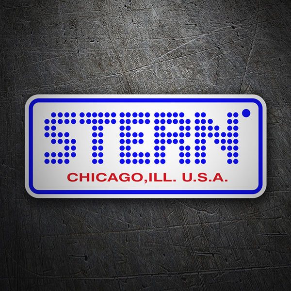 Aufkleber: Stern Chicago