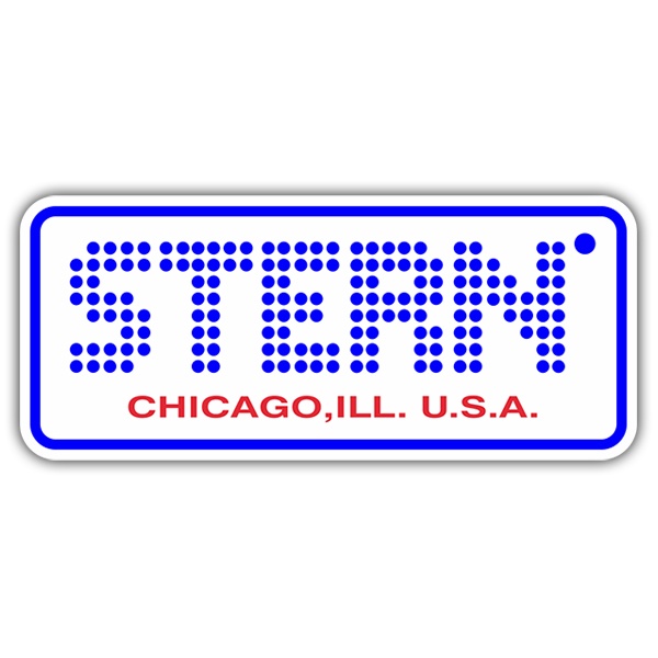 Aufkleber: Stern Chicago